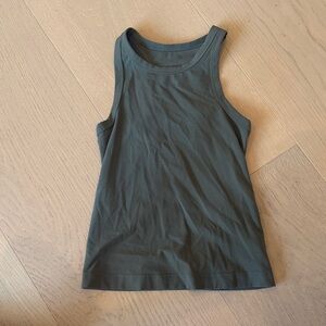 lululemon athletica Dark Green Tank Top